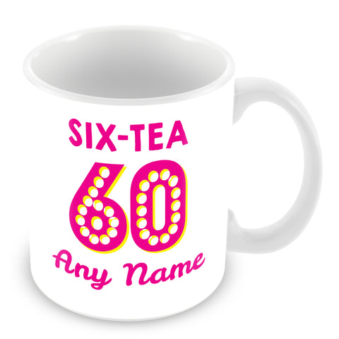 60th Birthday Tea Personalised Mug