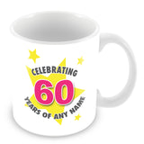 60th Birthday Star Personalised Mug