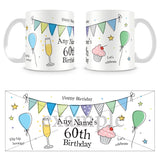 60th Birthday Party Personalised Mug