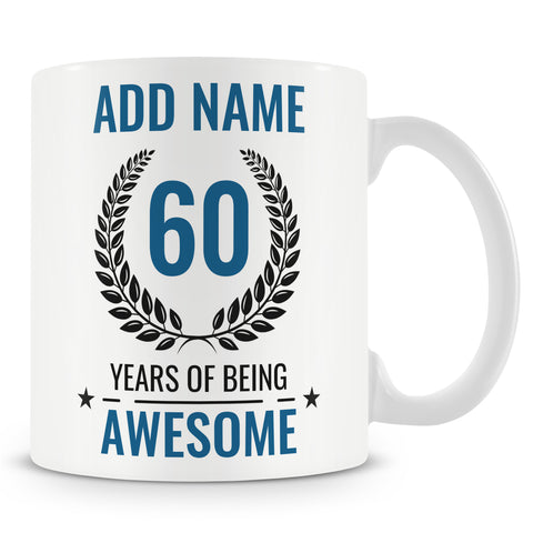 60th Birthday Awesome Design Mug