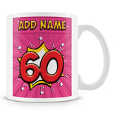 60th Birthday Comic Mug