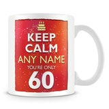 60th Birthday Keep Calm Mug