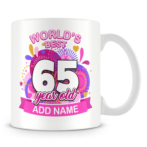 65th World's Best Birthday Mug