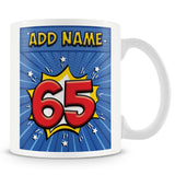 65th Birthday Comic Mug