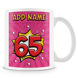 65th Birthday Comic Mug