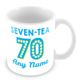 70th Birthday Tea Personalised Mug