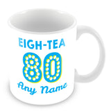 80th Birthday Tea Personalised Mug