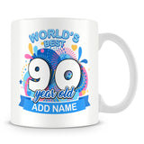 90th World's Best Birthday Mug