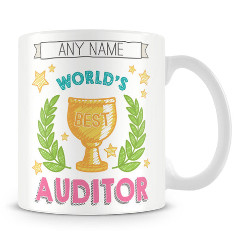 Worlds Best Auditor Award Mug