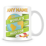 Auditor Worlds Best Banner Mug