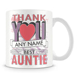 Auntie Thank You Mug