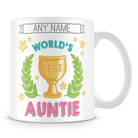 Worlds Best Auntie Award Mug