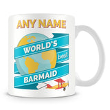 Barmaid Worlds Best Banner Mug