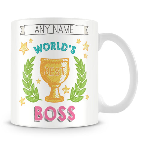 Worlds Best Boss Award Mug