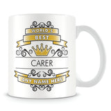 Carer Mug - Worlds Best Shield