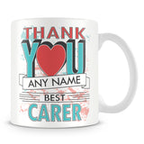 Carer Thank You Mug