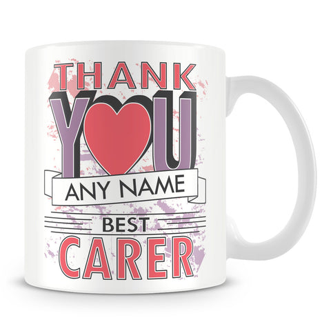 Carer Thank You Mug