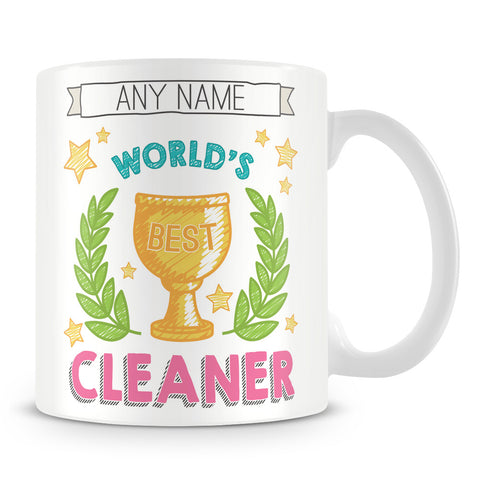 Worlds Best Cleaner Award Mug