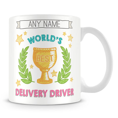 Worlds Best Delivery Driver Award Mug