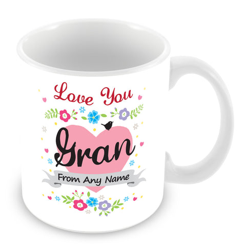 Gran Mug - Love You Gran Personalised Gift