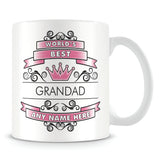 Grandad Mug - Worlds Best Shield