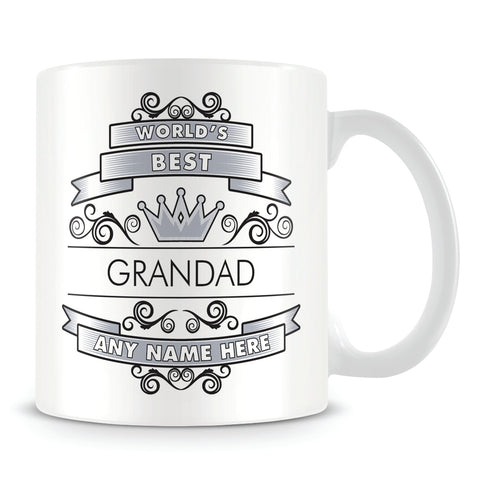 Grandad Mug - Worlds Best Shield
