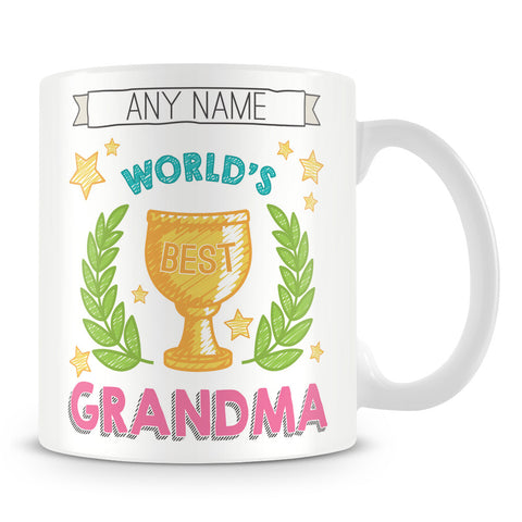 Worlds Best Grandma Award Mug