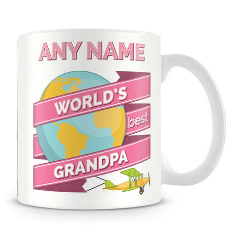 Grandpa Worlds Best Banner Mug