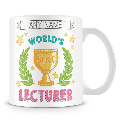 Worlds Best Lecturer Award Mug