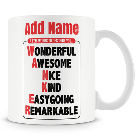 Funny Mug - Wanker