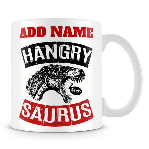 Dinosaur Mug Personalised Gift - Hangry Saurus