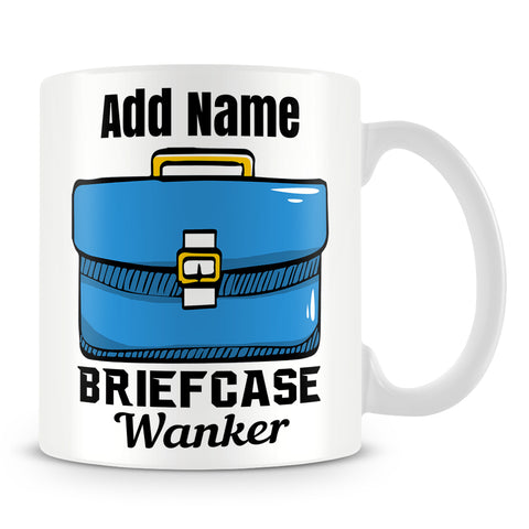 Funny Work Mug - Briefcase Wanker