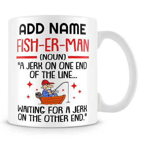 Fishing Mug Personalised Gift - Fishing Definition