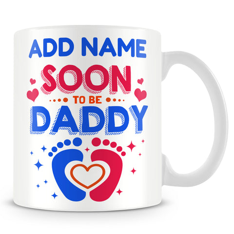 New Parents Mug Personalised Gift - Soon To Be Daddy