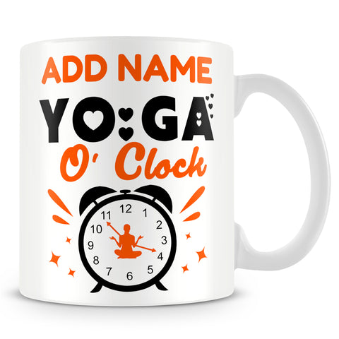 Yoga Mug Personalised Gift - YO:GA O' Clock
