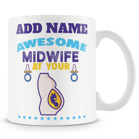 Funny Mug For Work Colleagues And Midwives - Awesome Midwife Mug