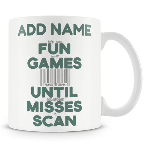 Novelty Gift For Post Men And Delivery Drivers - Funny Postal Worker Joke - Personalised Mug