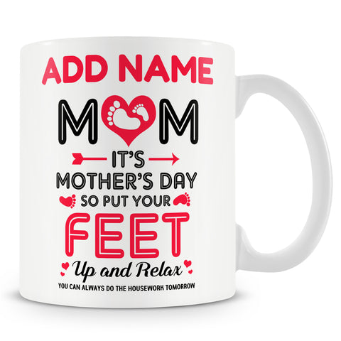 Novelty Gift For Mum - Funny Mother's Day Present - Personalised Mug