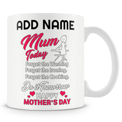 Novelty Gift For Mum - Funny Mother's Day Present - Personalised Mug