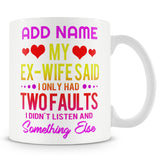 Recently Divorced Gift - Funny Divorcee Joke - Personalised Mug