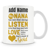 Novelty Appreciation Gift For Nana - Personalised Mug