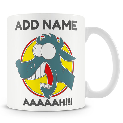 Novelty Screaming Goat Gift - AAAAH!!! - Personalised Mug