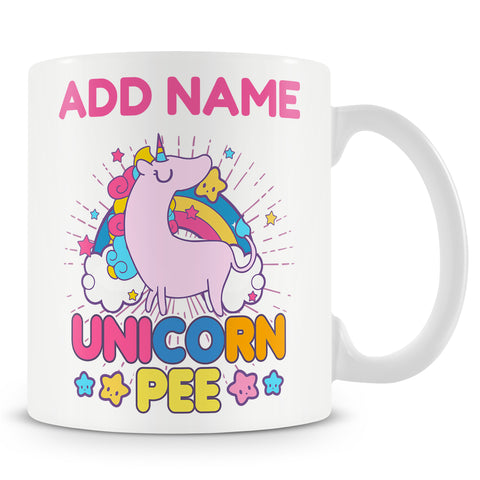 Funny Mug - Unicorn Pee -  Personalised Mug