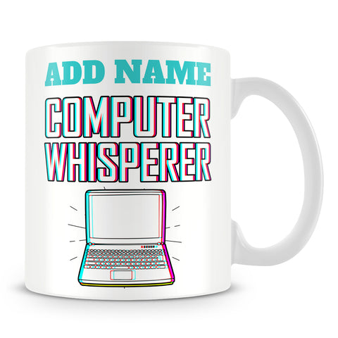 IT Technician Mug Personalised Gift - Computer Whisperer
