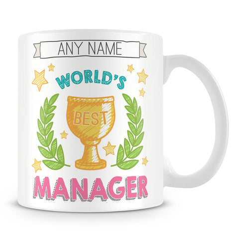 Worlds Best Manager Award Mug