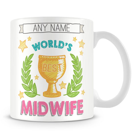 Worlds Best Midwife Award Mug