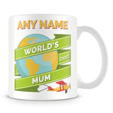 Mum Worlds Best Banner Mug
