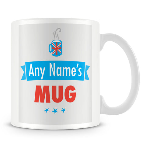 Personalised Name Mug – Blue