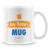 Personalised Name Mug – Orange