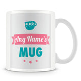 Personalised Name Mug – Turquoise